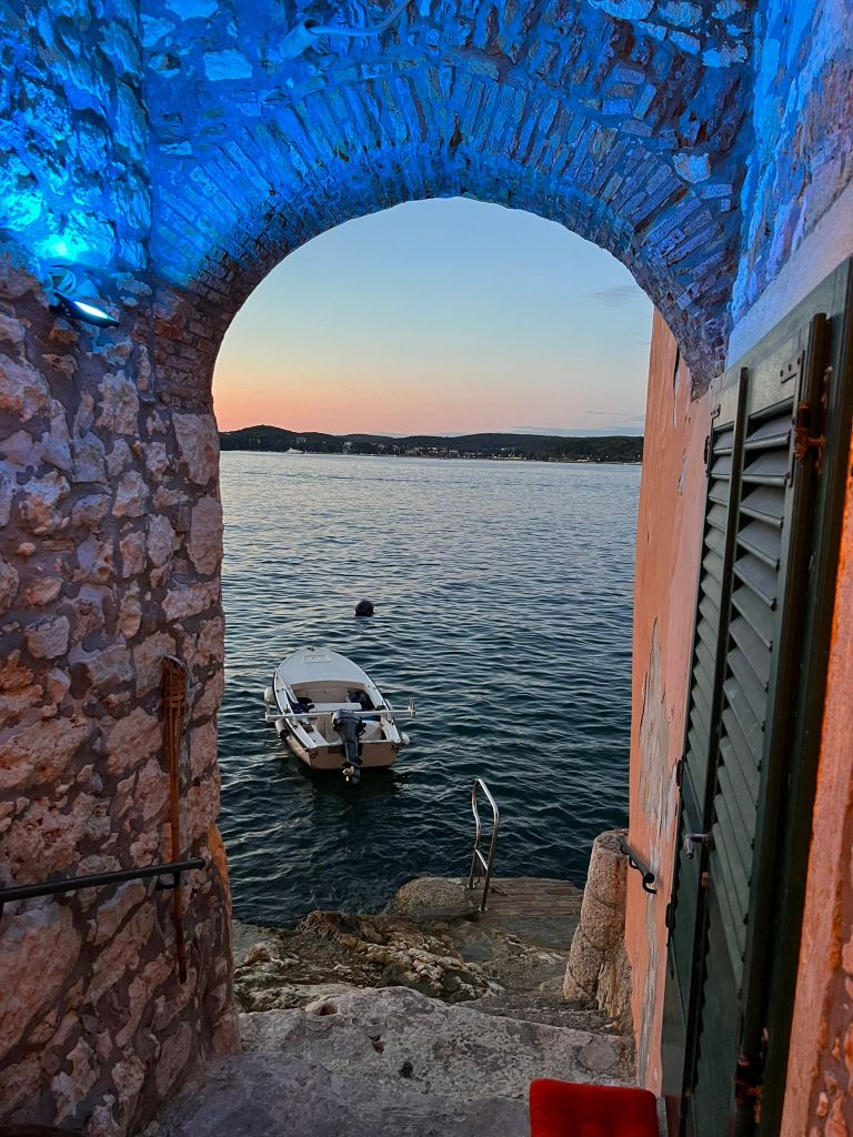 Beautiful view in Rovinj, Croata.