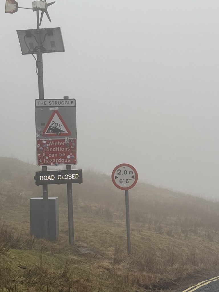 lake district bad weather walk winter